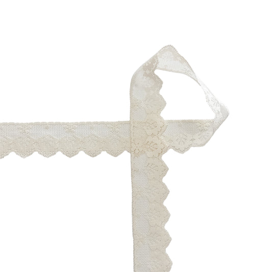 Ecru - Fancy lace 38 mm