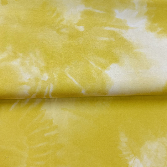 Coupon 50 cm - Yellow Tie-dye - Printed Jersey
