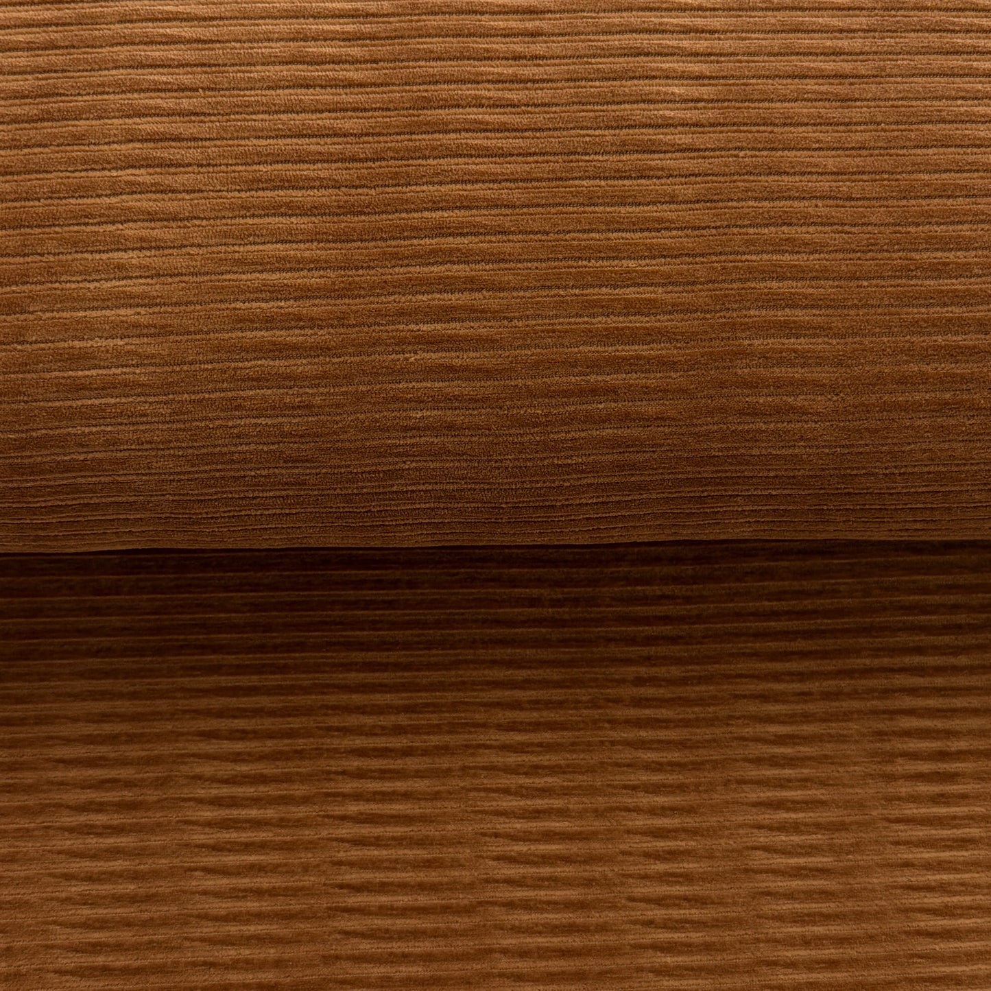 Caramel - Jersey velours côtelé