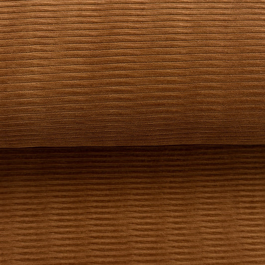 Caramel - Jersey velours côtelé