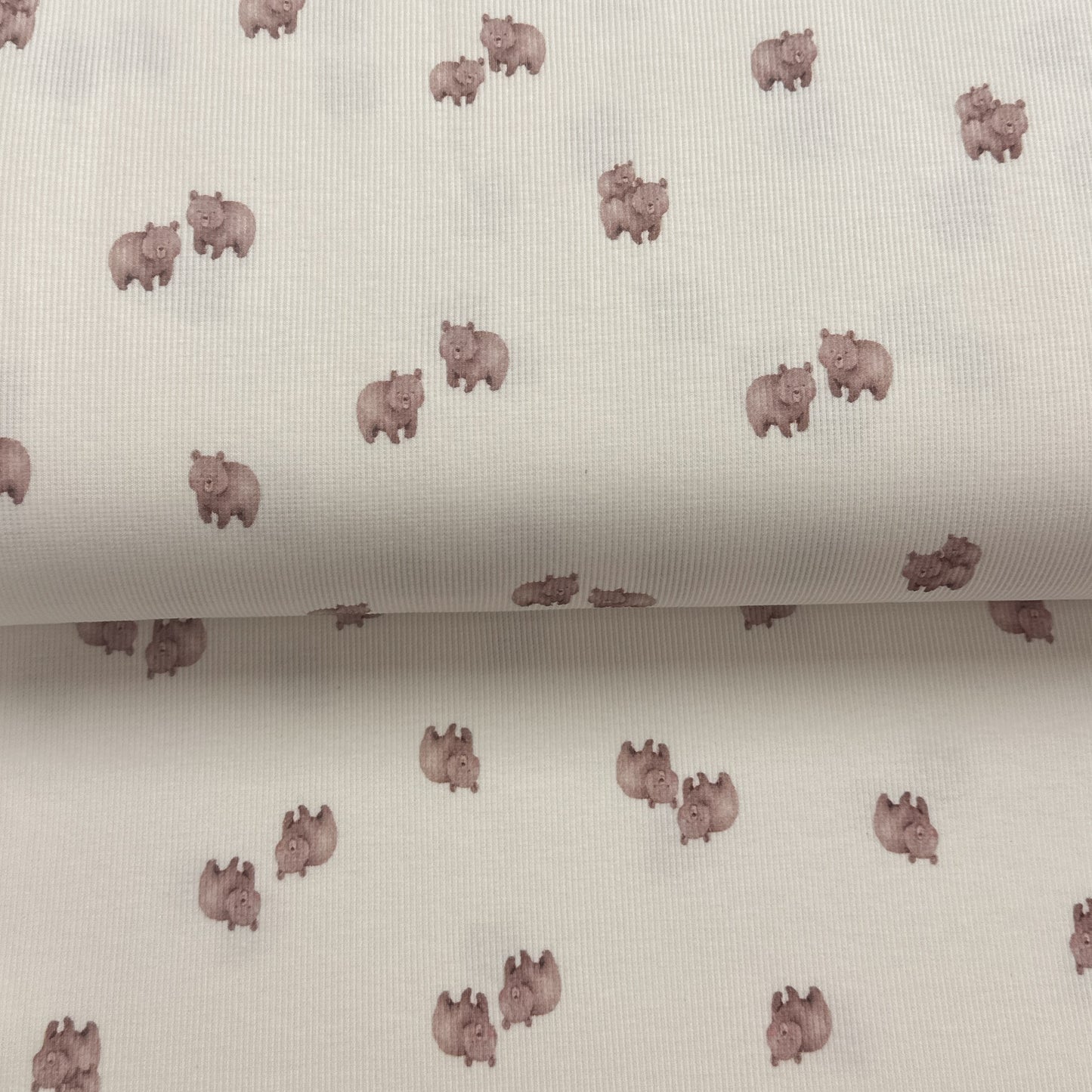 Ours - Jersey côtelé imprimé