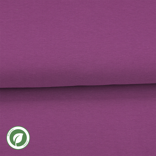 Amethyst - Organic solid jersey