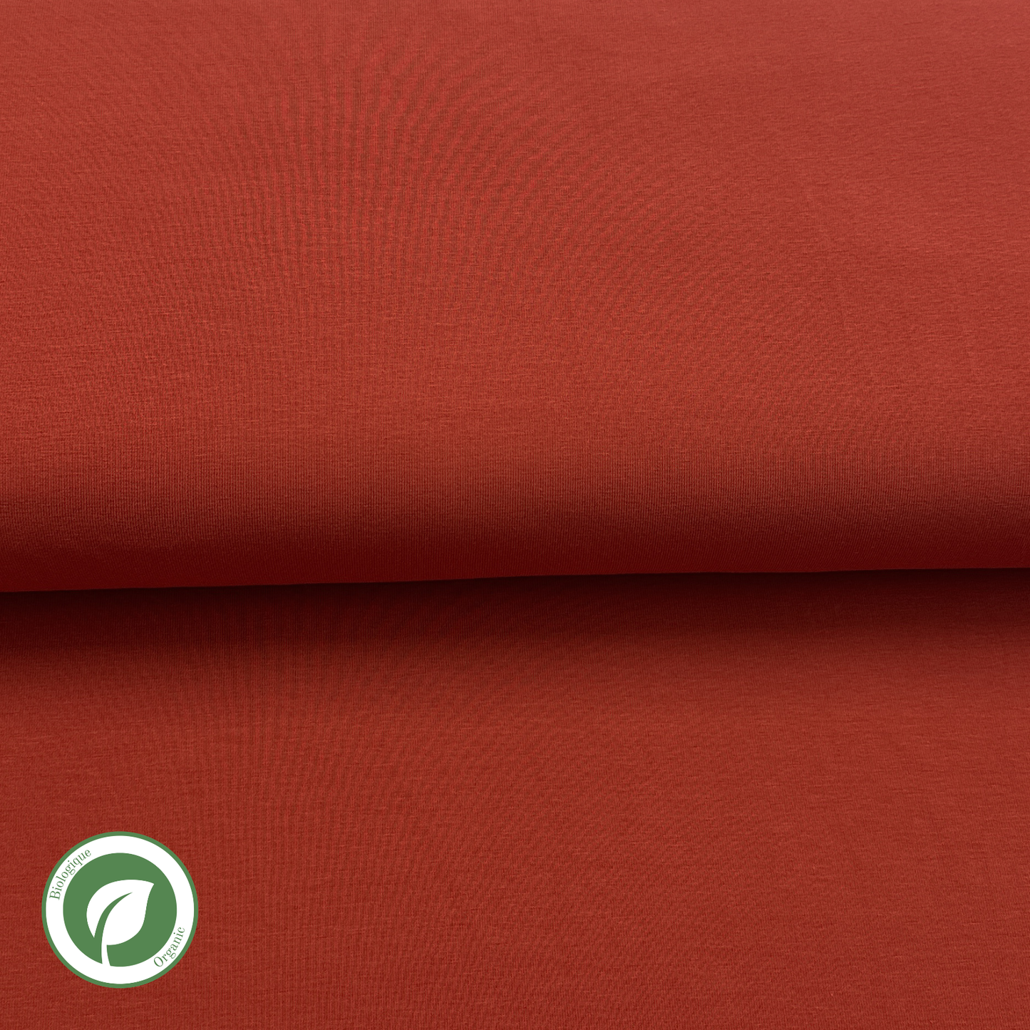 Burnt Orange - Solid organic jersey