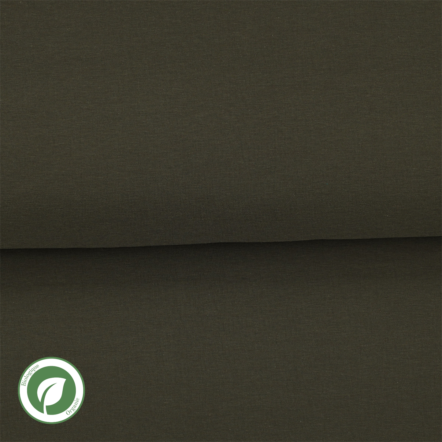 Vert camouflage - Jersey uni biologique