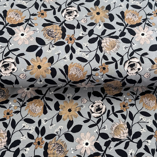 Poésie sur fond vert - NON NON OUI - Jersey imprimé