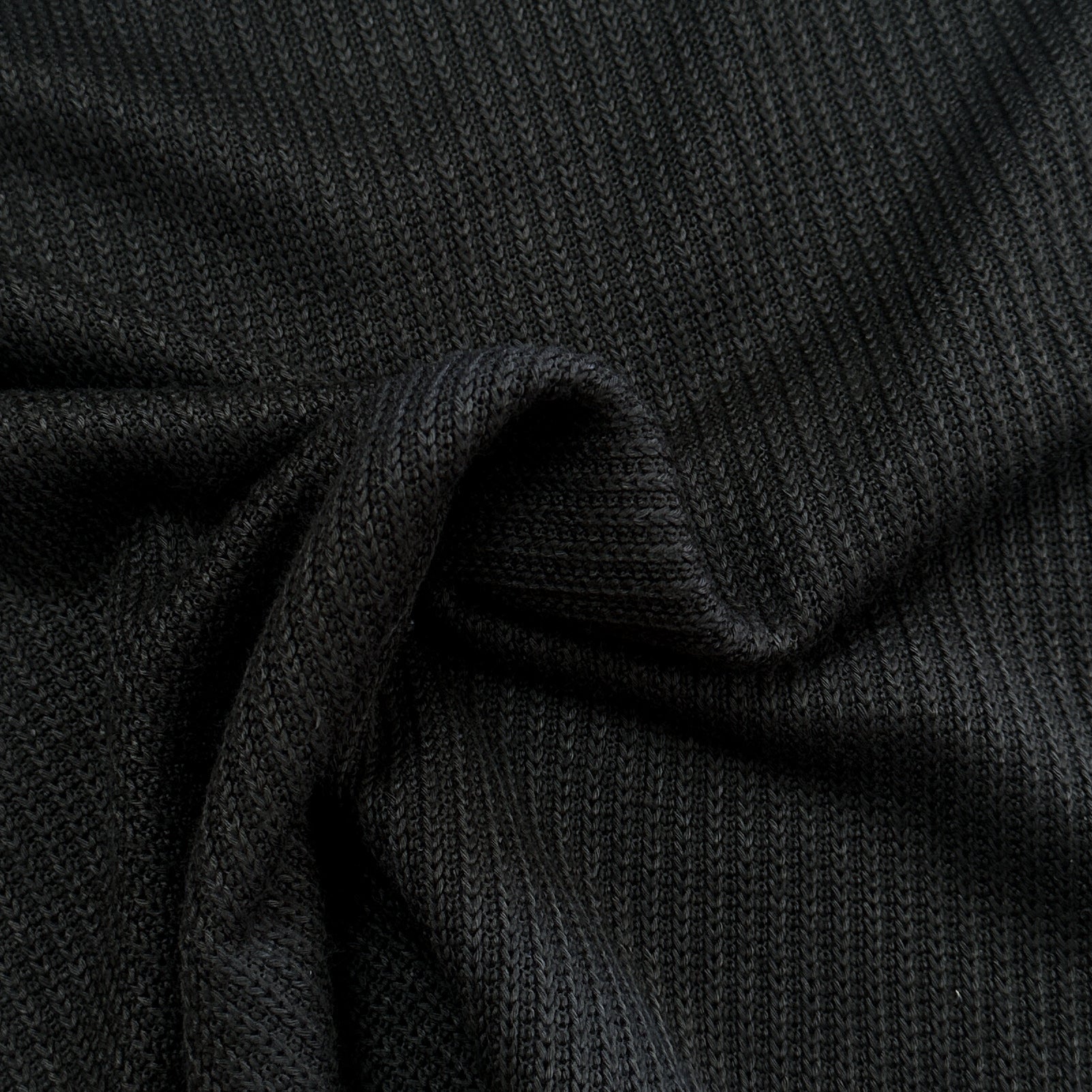 Noir - Tricot maille texturé