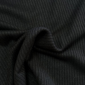 Noir - Tricot maille texturé
