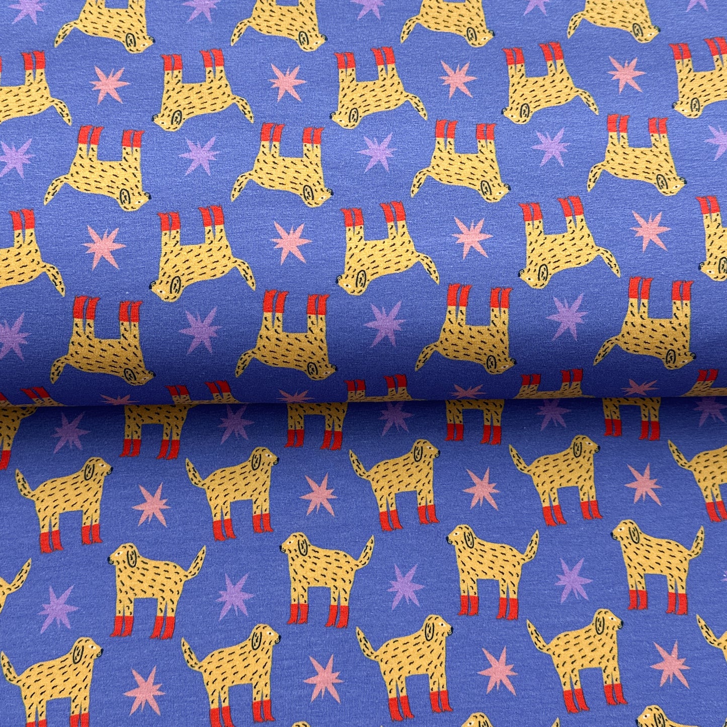 Chiens étoilés  - NON NON OUI - Jersey imprimé