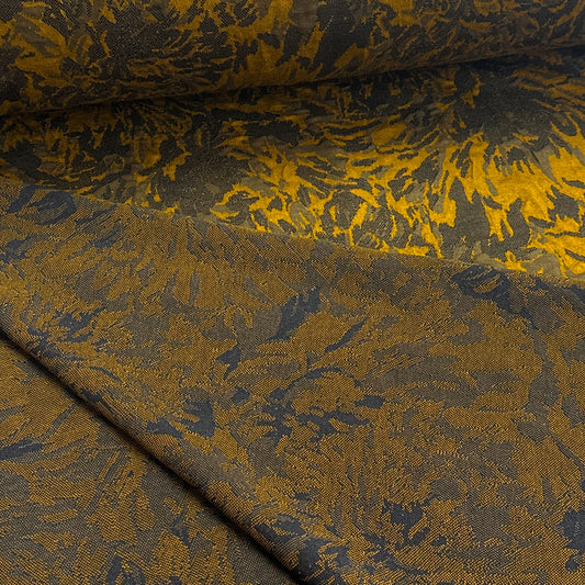Stretch Jacquard Mustard