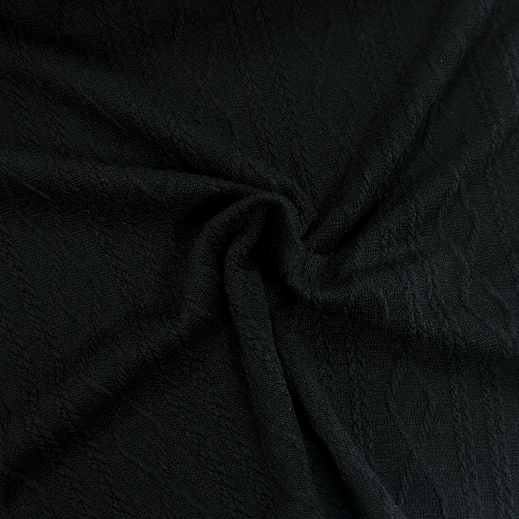 Noir - Tricot maille torsadé