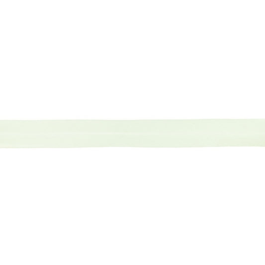 Blanc cassé - Biais de coton 20mm simple pli