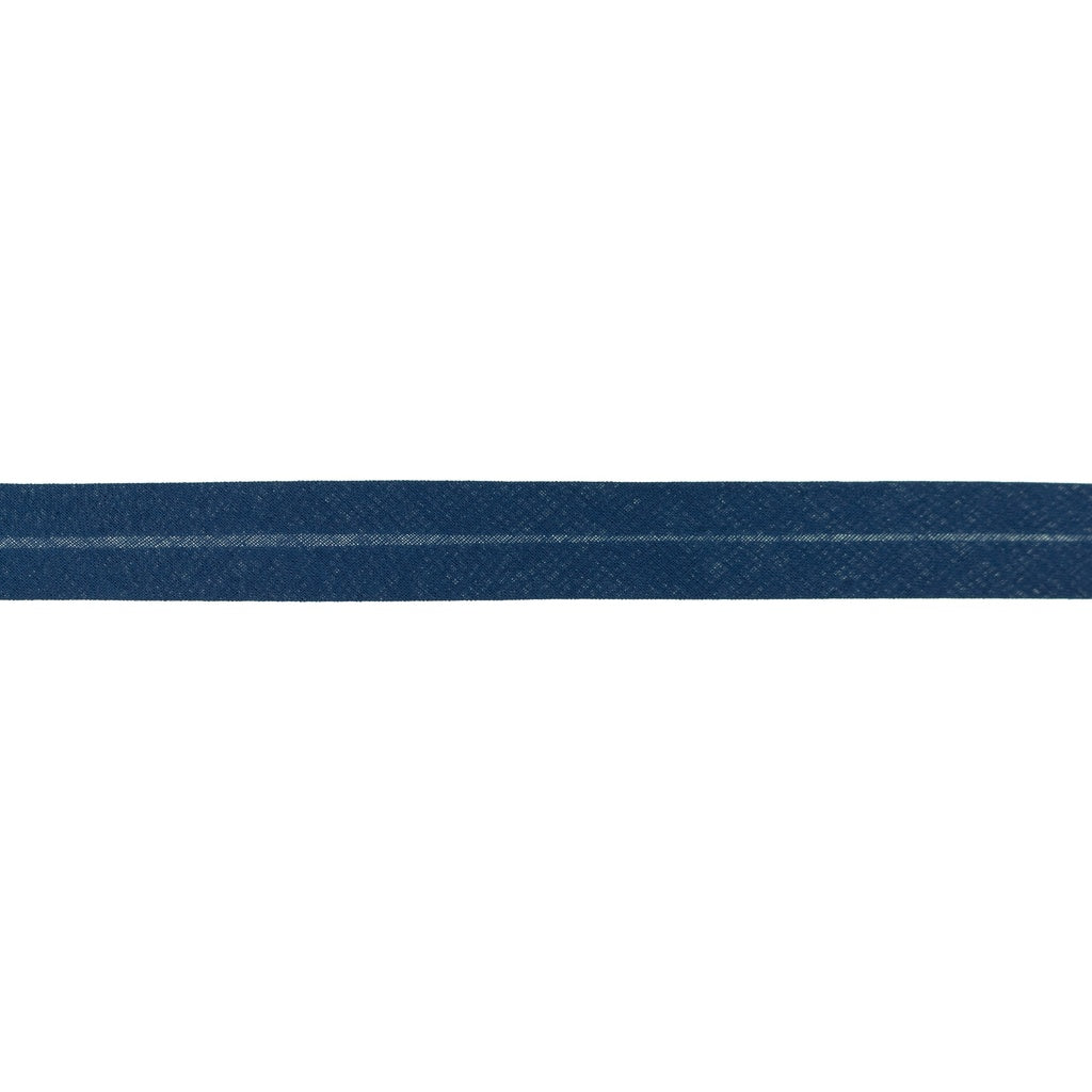 Dark Blue - 20mm Single Fold Cotton Bias Tape