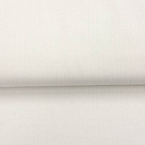 Fin de rouleau 30 cm - Blanc cassé - Pointelle extensible