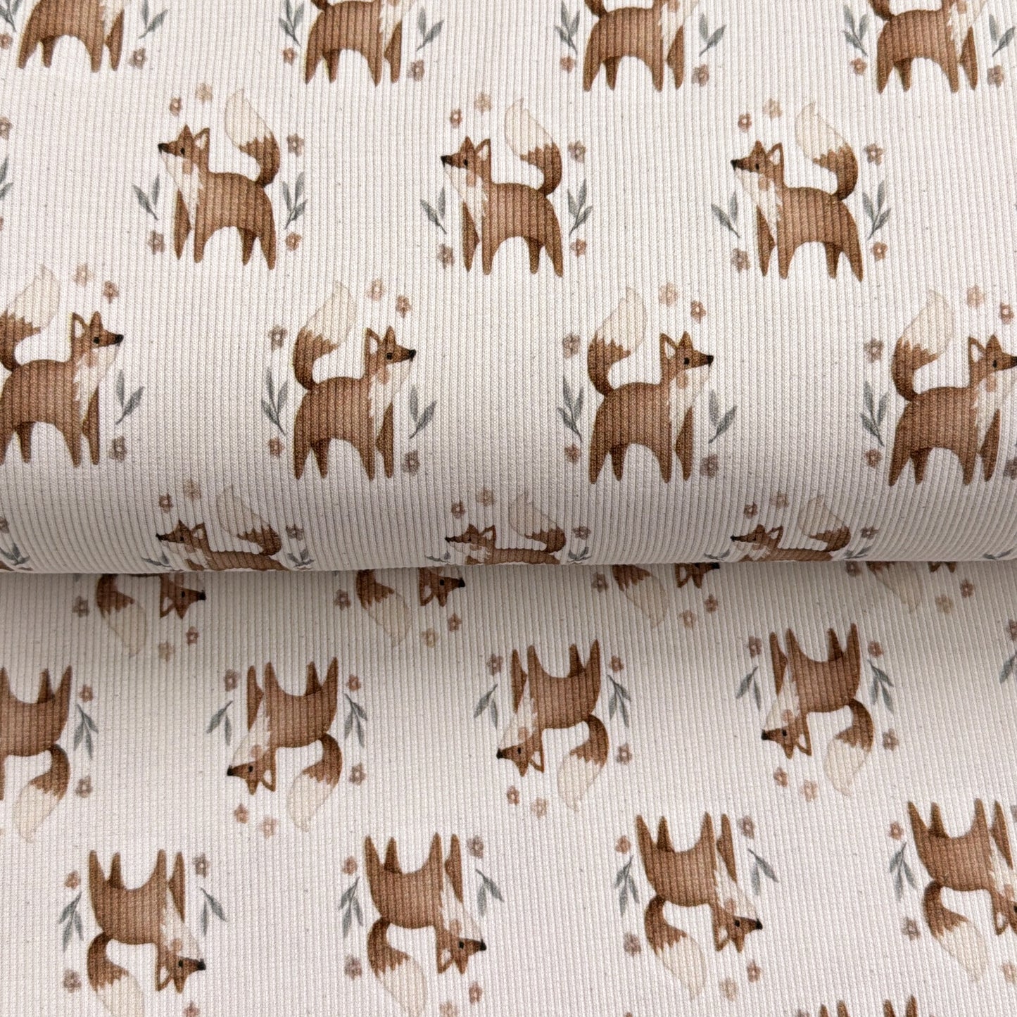 Fox - Printed Ribbed Jersey