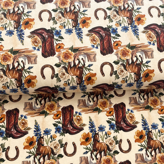 Scène cowboy - NON NON OUI - Jersey imprimé