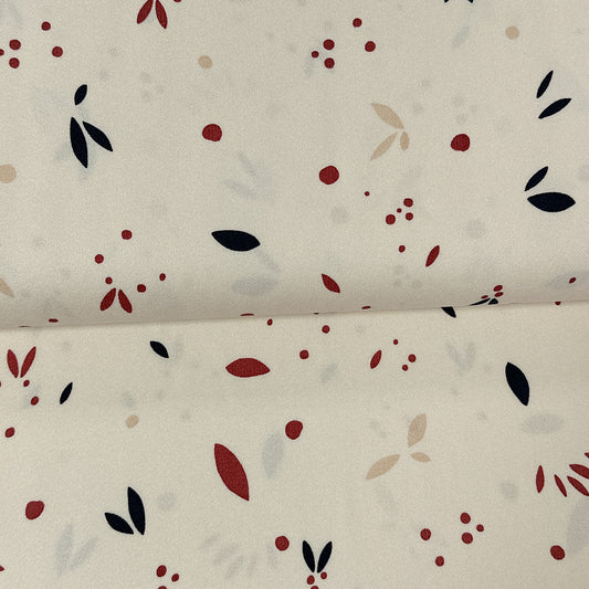 Fin de rouleau 63 cm - Pétal blanc crémeux - Mind the Maker - Crêpe de viscose ECOVERO™