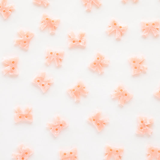 Boutons Petits Nœuds Roses 5/8"