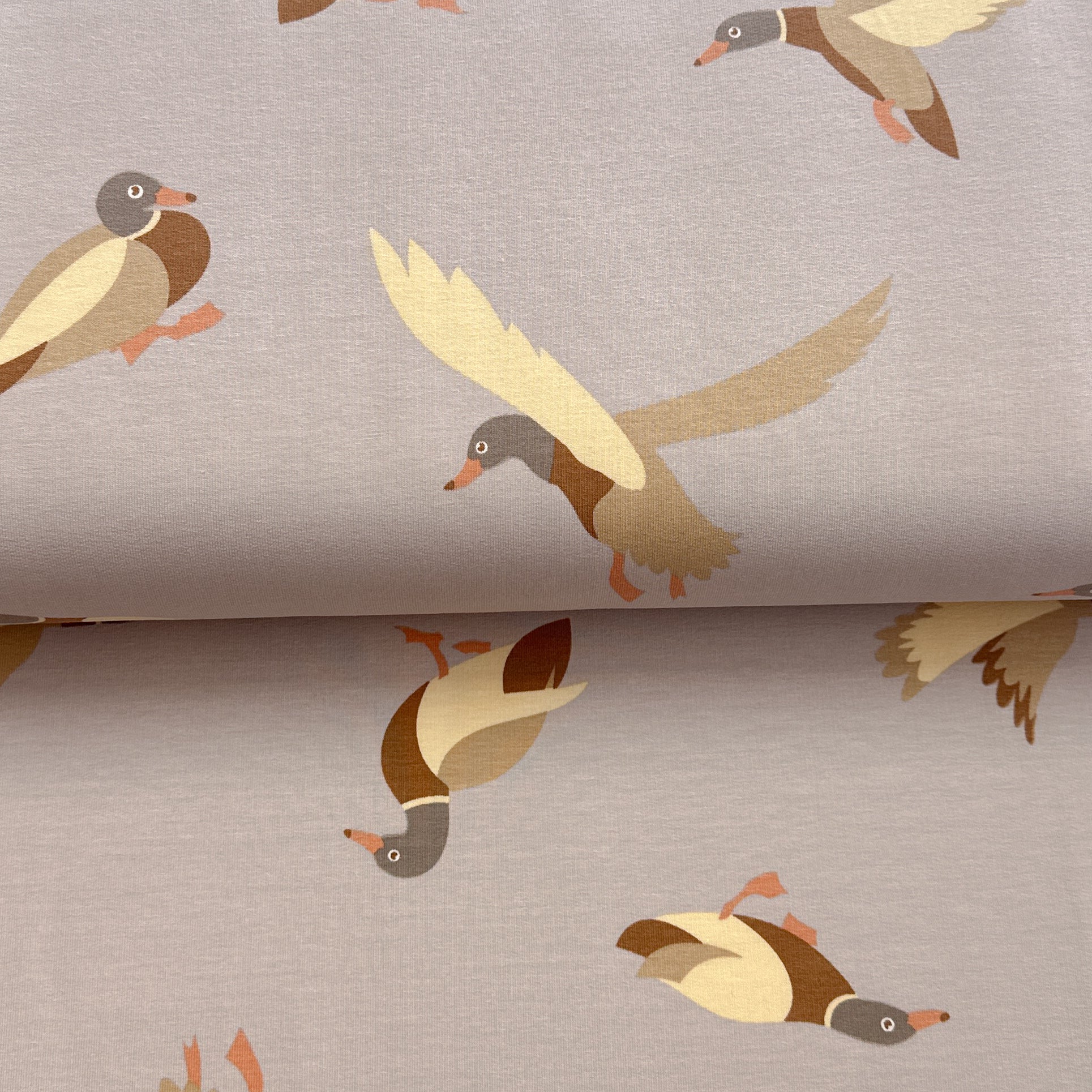 Canard sable - French Terry imprimé