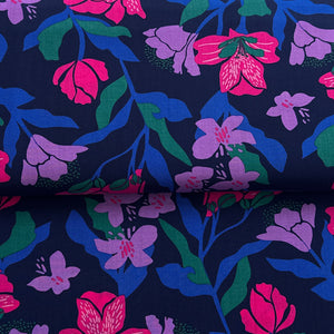 Amira floral marine - Nerida Hansen - Viscose ECOVERO™