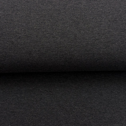 Gris graphite mélange - French Terry uni