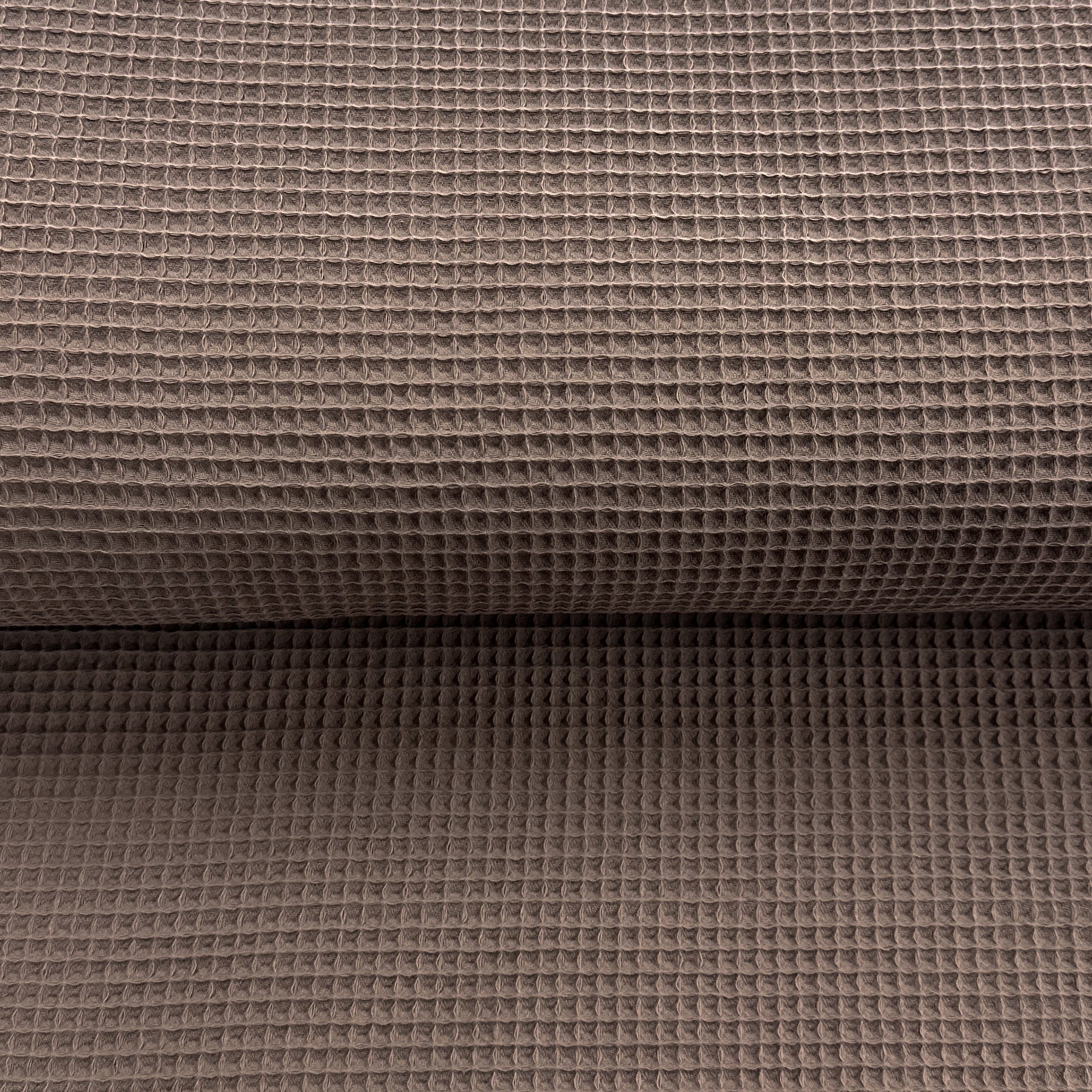 Taupe - Coton gaufré