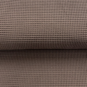 Taupe - Coton gaufré