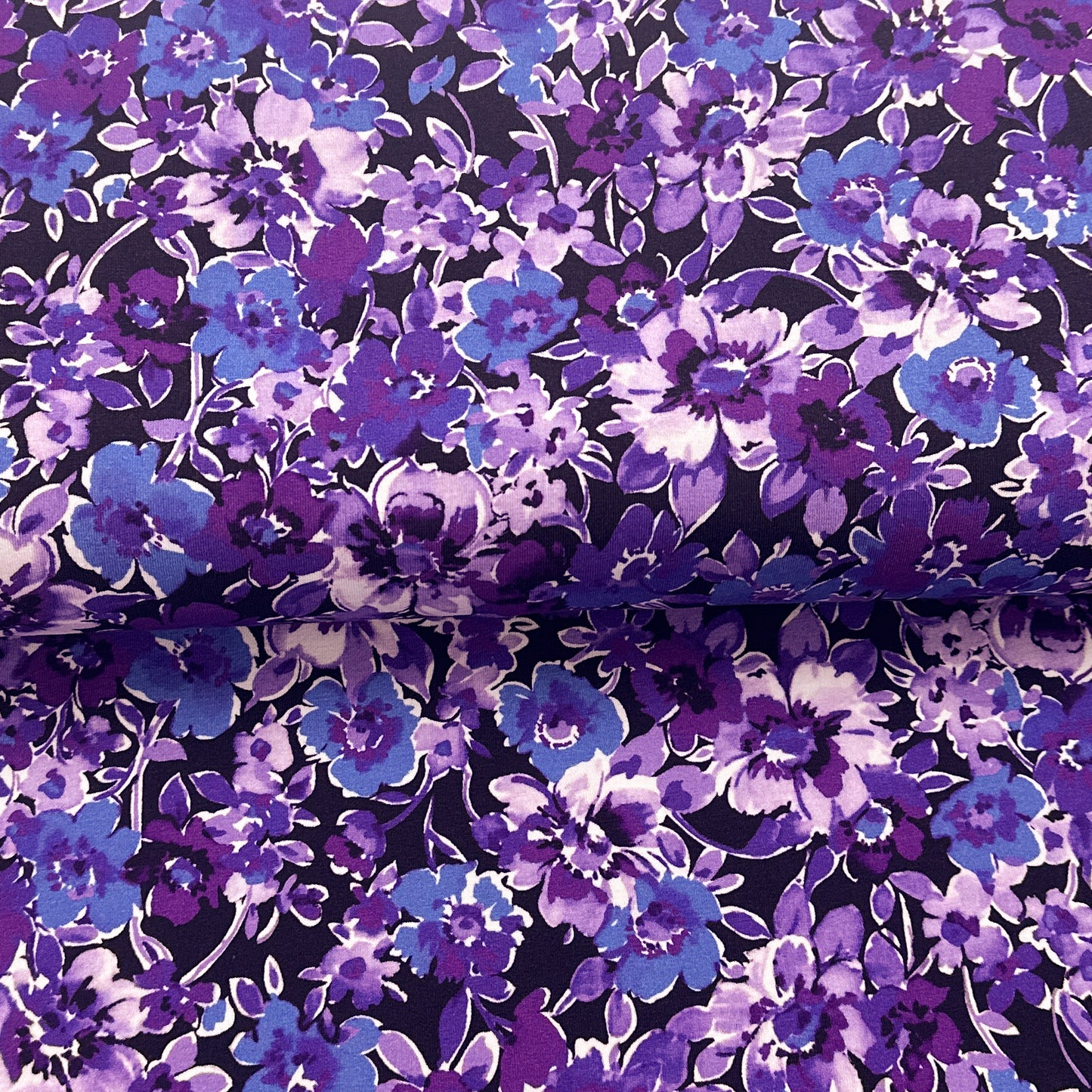 Fantastiques violet - Jersey imprimé digital