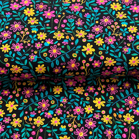 Mini floral embroidered - NON NON OUI - Printed jersey