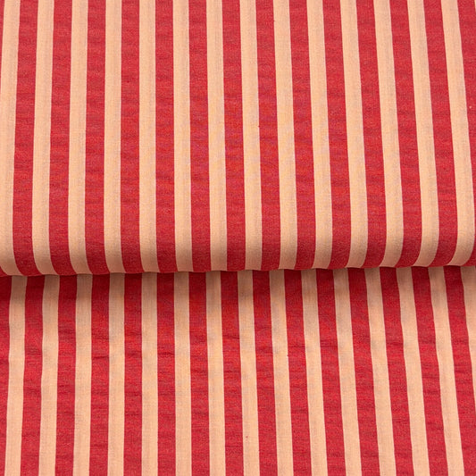Abricot stripes - Seersucker