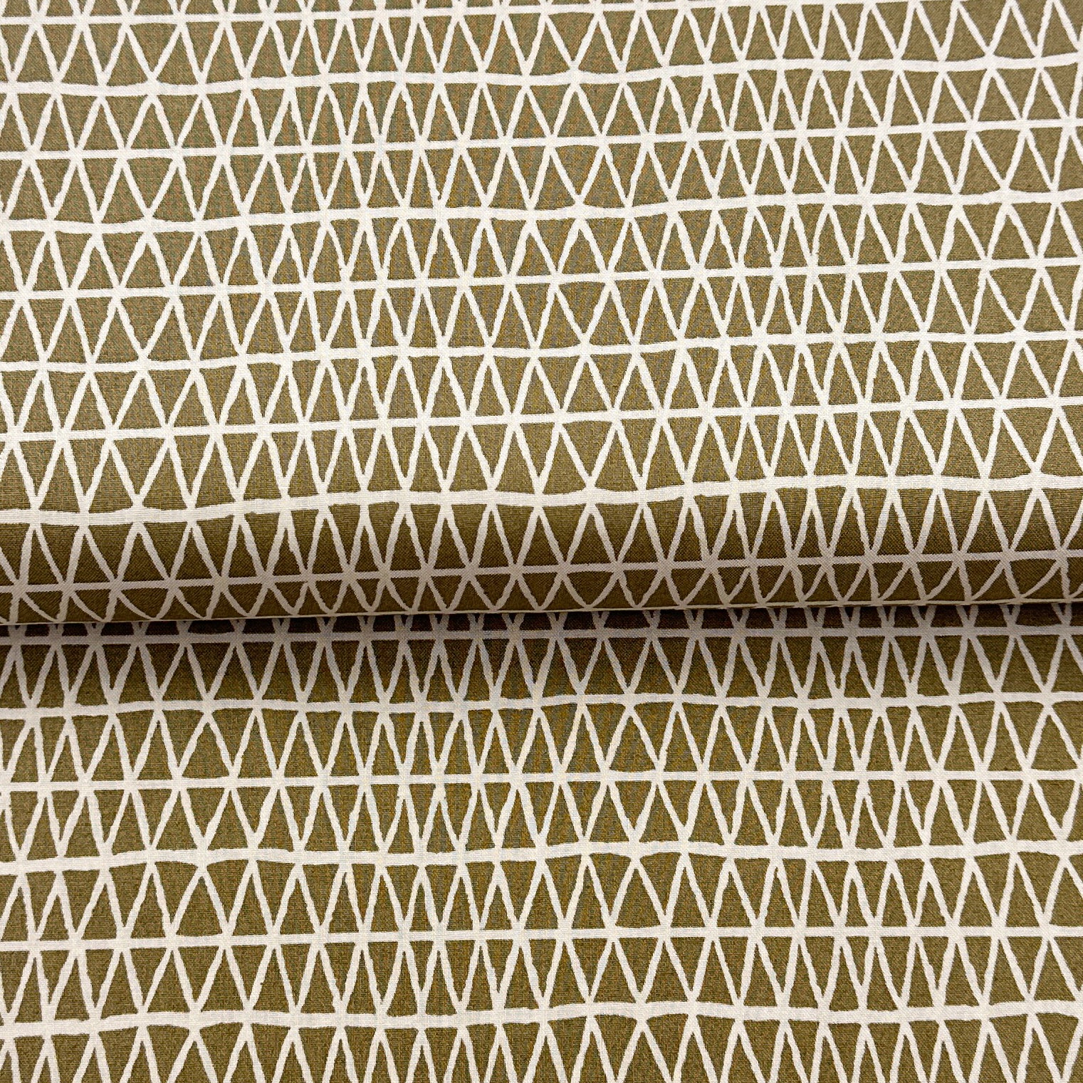 Diamant olive - Figo Fabrics - Coton courtepointe imprimé