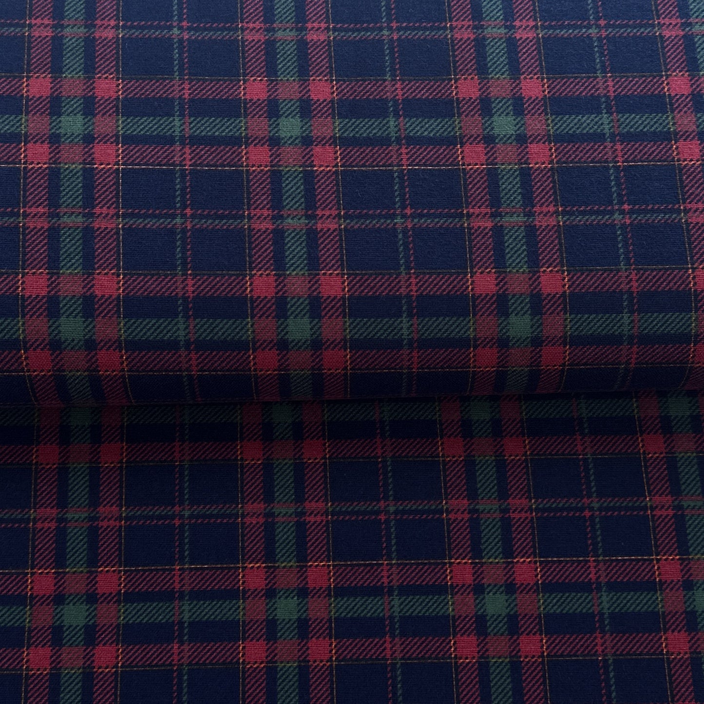 Carreaux marine - Flanelle