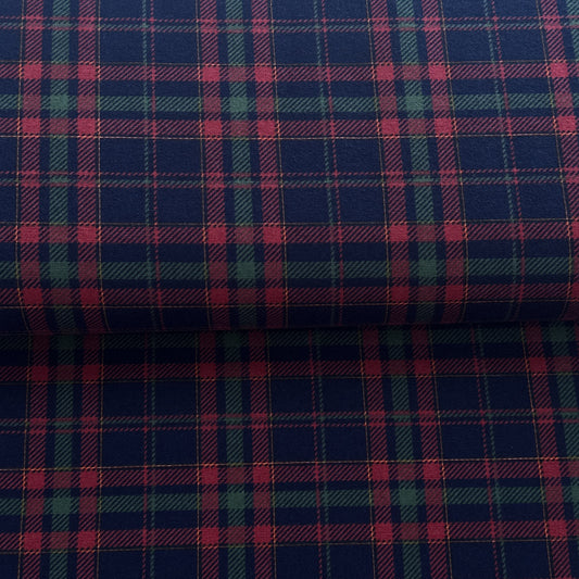 Carreaux marine - Flanelle