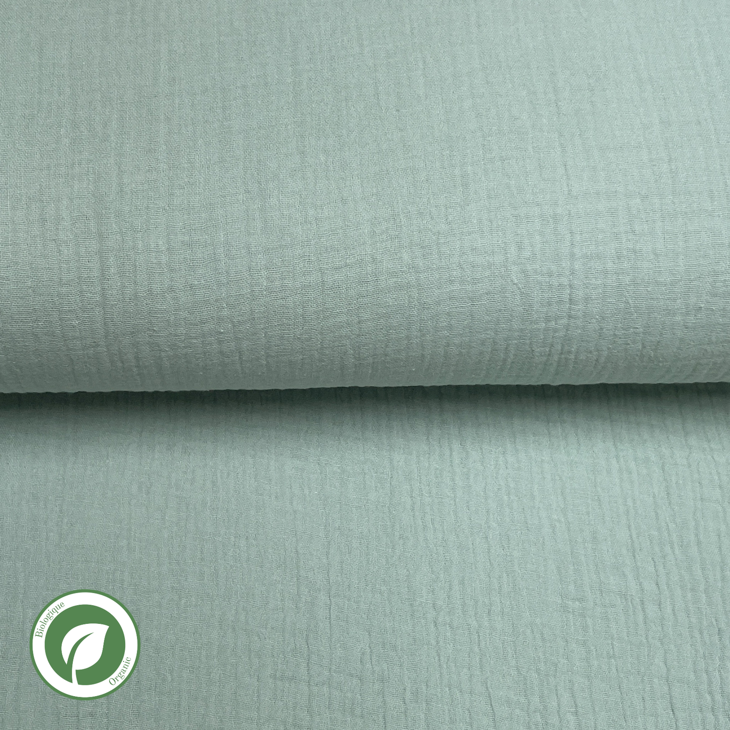 Mint - Double gauze organic cotton muslin