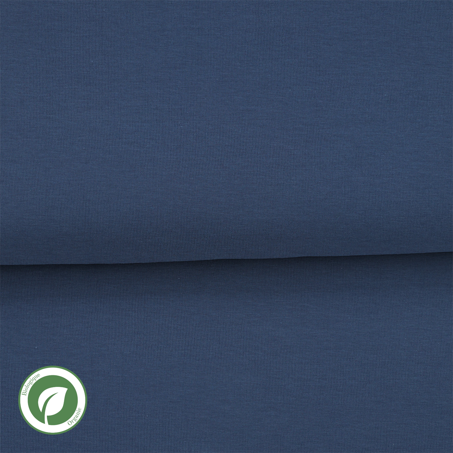 Indigo - Jersey uni biologique