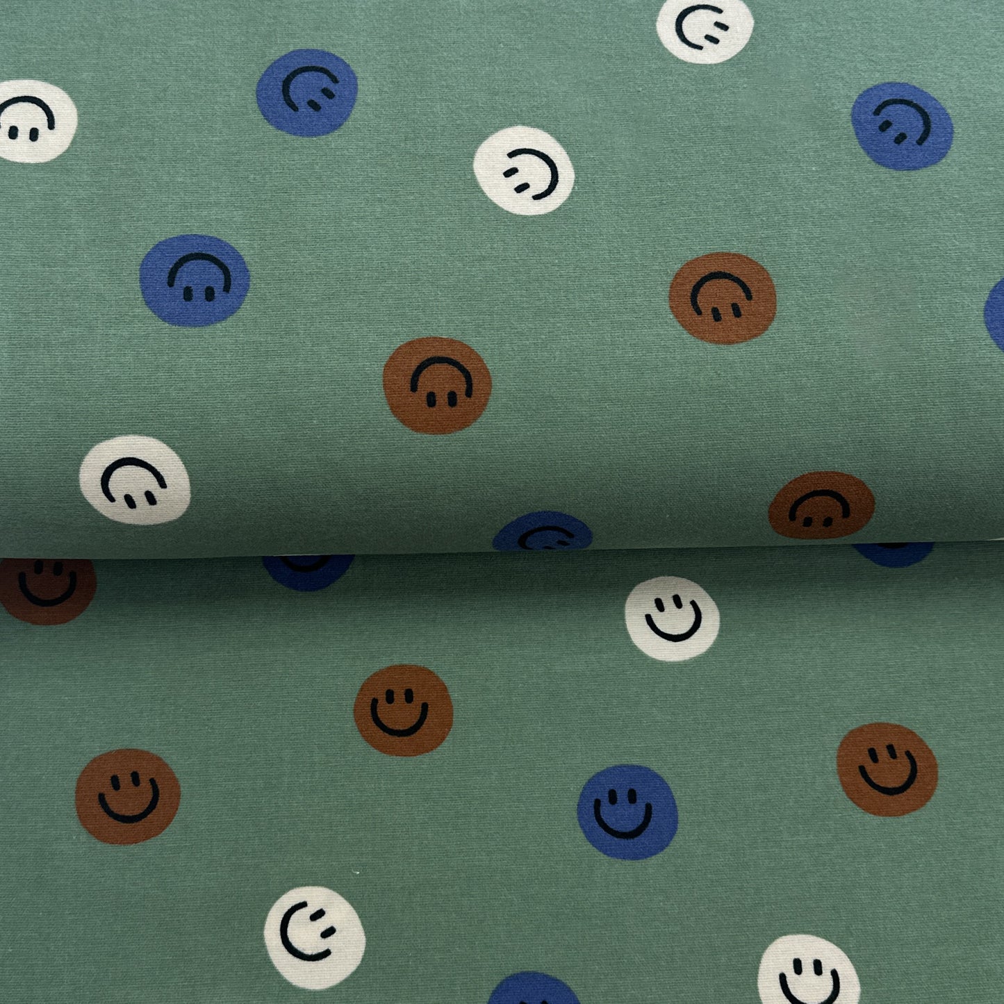 Happy face vert - Flanelle