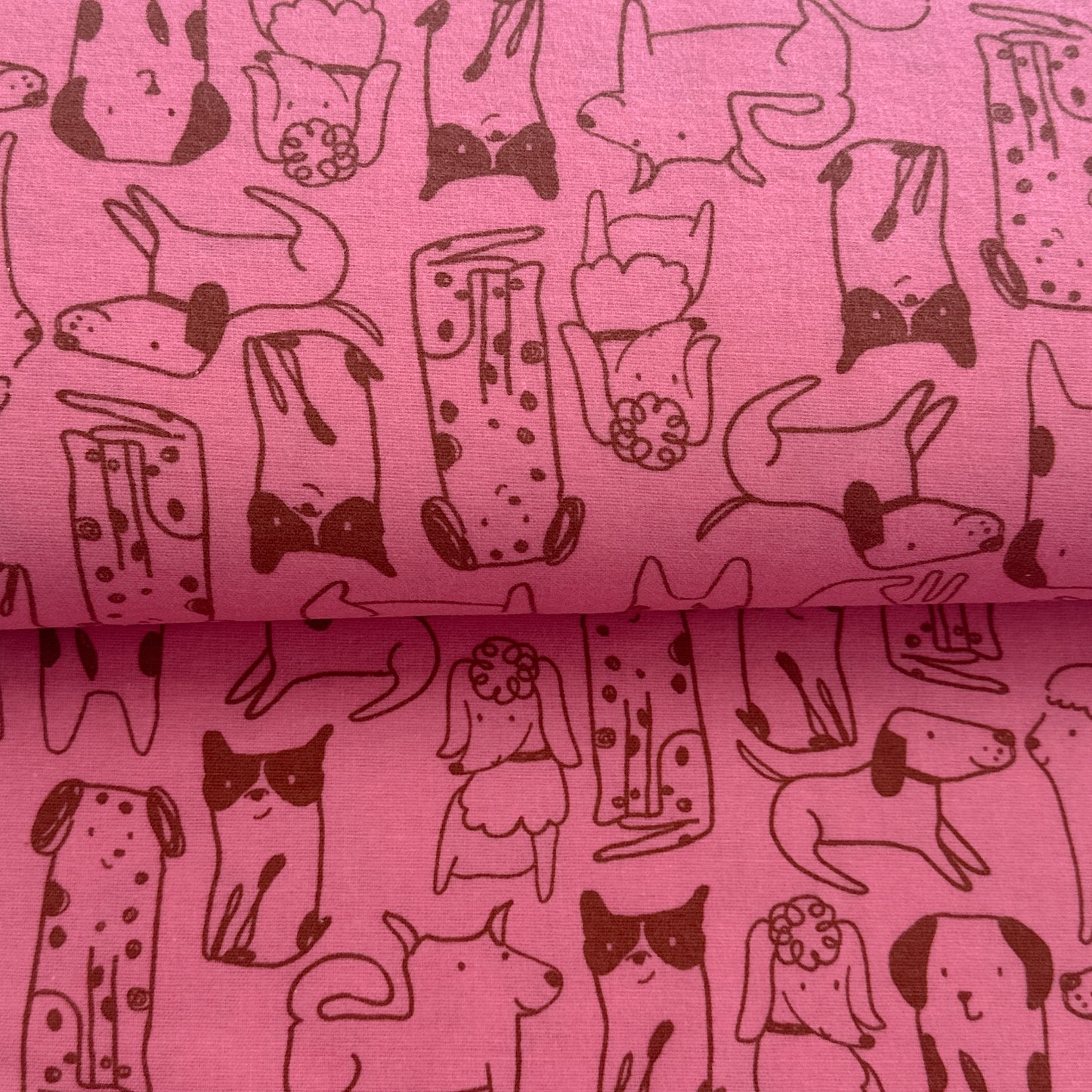 Pink Dogs - Flannel