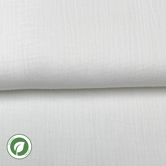 Off-white - Double gauze organic cotton muslin