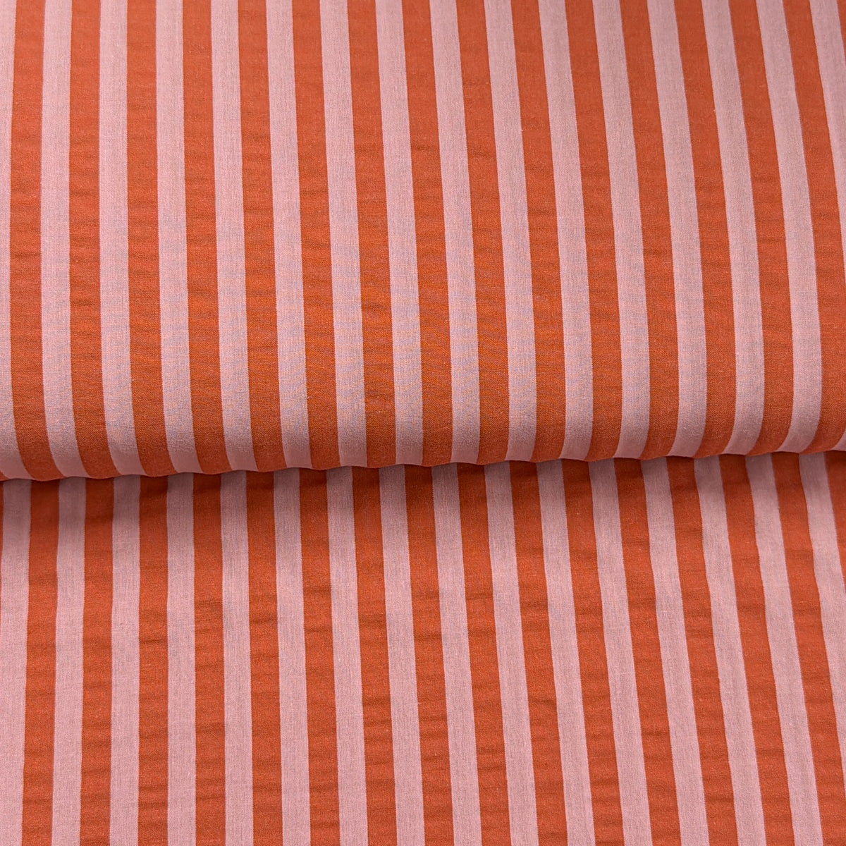 Striped tangerine - Seersucker