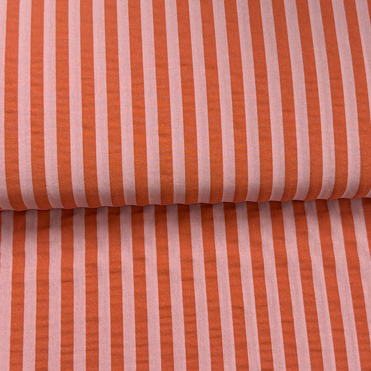 Striped tangerine - Seersucker