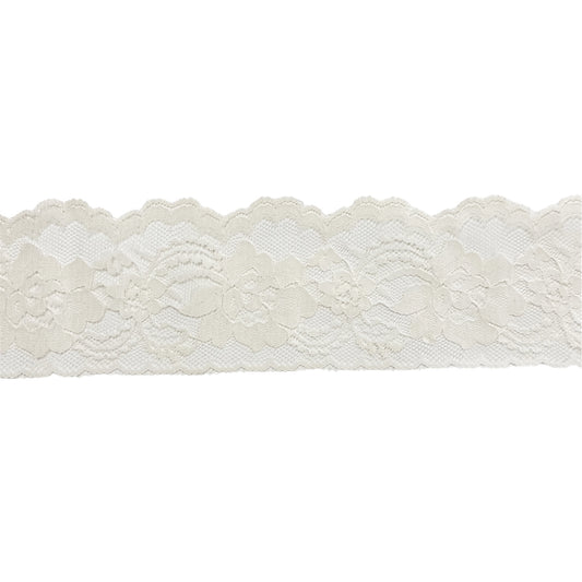 Ecru - Fancy Lace 80 mm