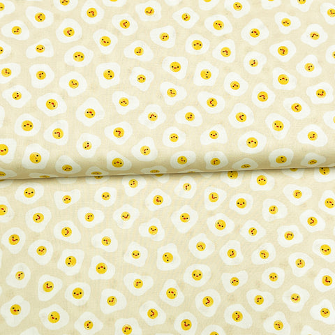 Ivory Eggs - Printed Quilting Cotton