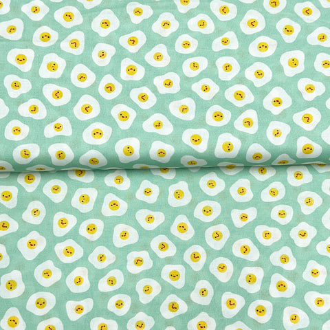 Green eggs - Printed cotton quilt