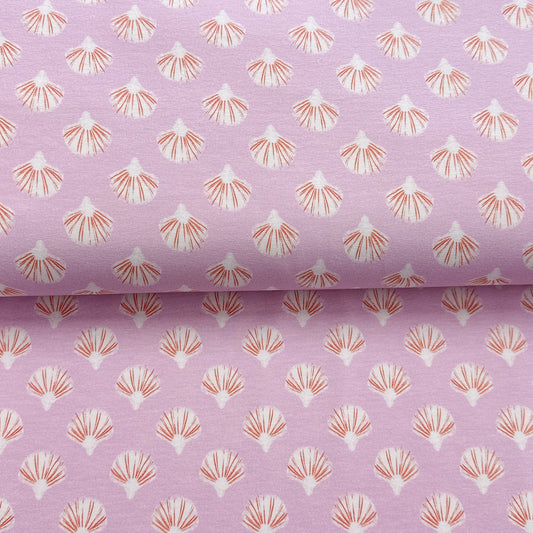 Coquillages rose - NON NON OUI - Jersey imprimé