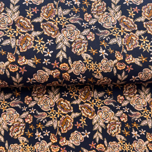 Broderies marine - NON NON OUI - Jersey imprimé