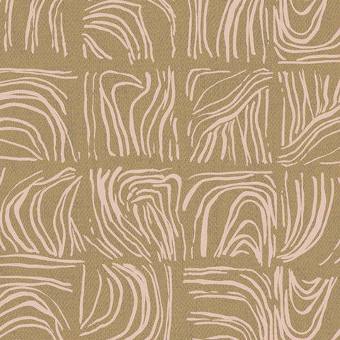 Écorce sable - Art Gallery - Coton imprimé