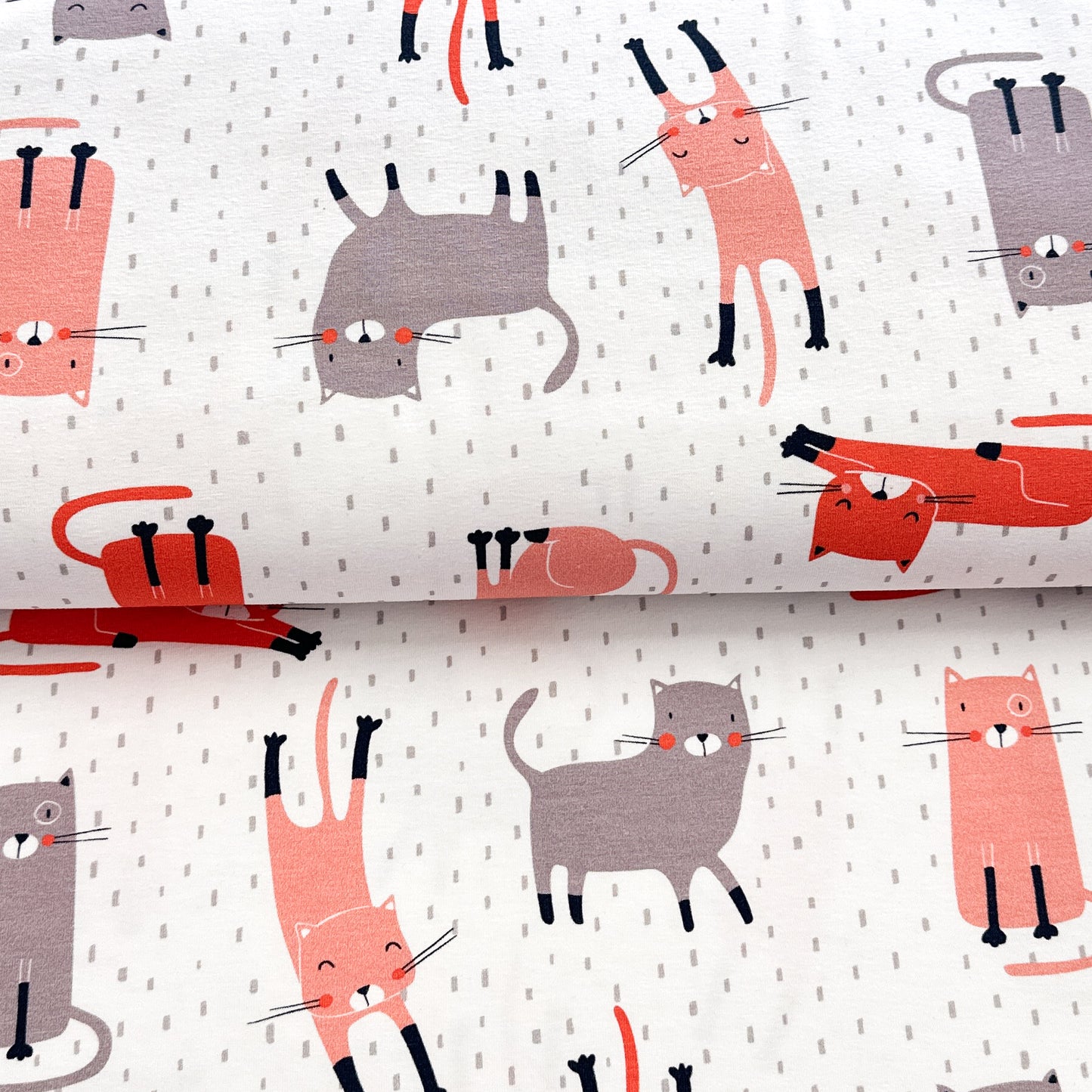 Fan de chats - NON NON OUI - Jersey imprimé