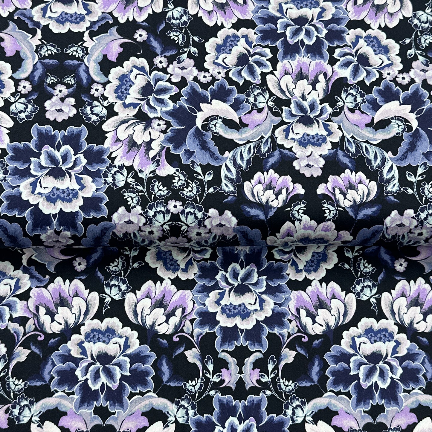 Nocturnal Flowers - Cotton Satin