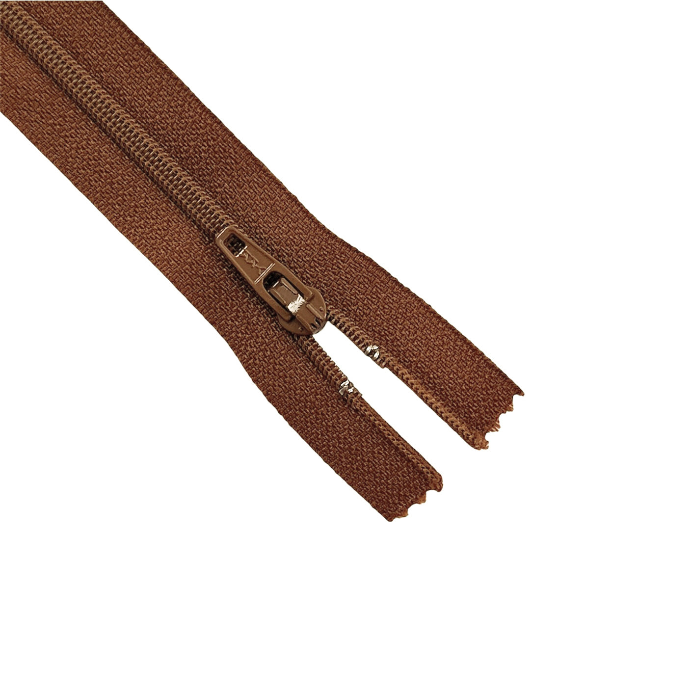 Fermeture à glissière séparable 23 cm (9”) - Cognac
