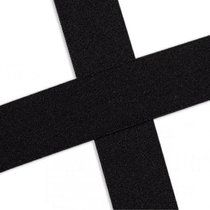 End of roll 23 cm - black - elastic bias