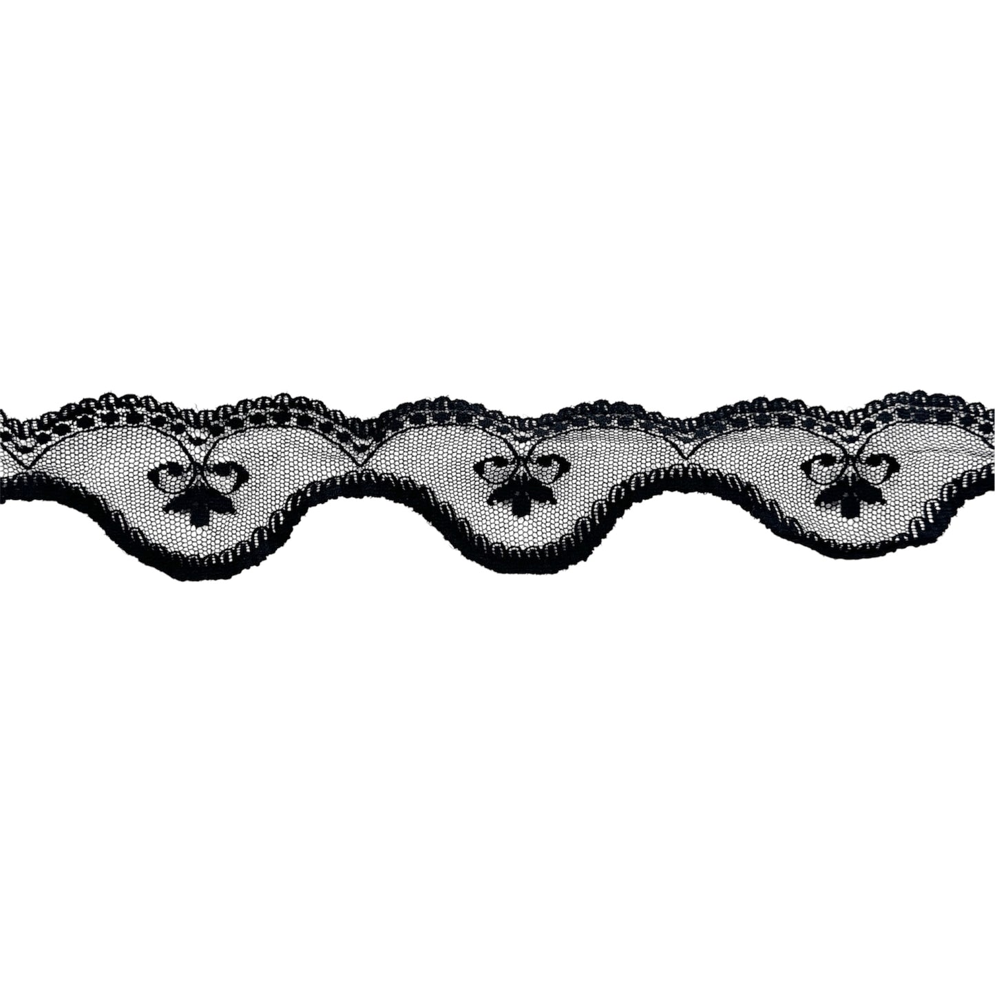Black - Fancy Lace 40 mm